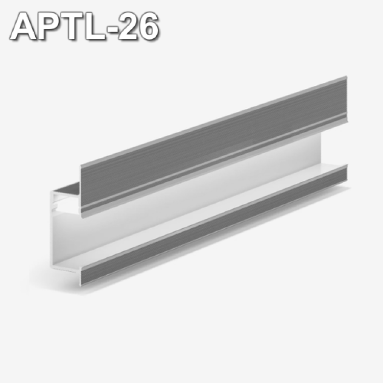 Тіньова рейка LIGHT під підсвітку Sintezal APTL-26. 20х14х3000мм.