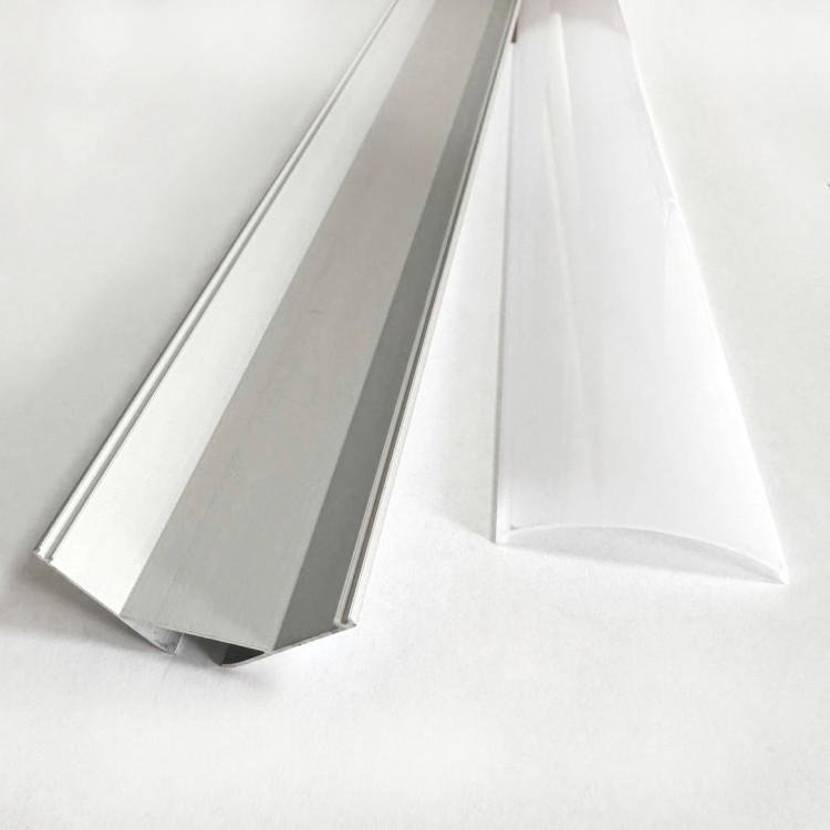 Кутовий LED-профіль із розсіювачем П-15L, 30х30x2000мм.