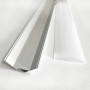Кутовий LED-профіль із розсіювачем П-15L, 30х30x2000мм.