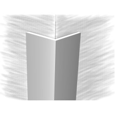 Декоративний  алюмінієвий кутник Sintezal, 10x10x3000мм.